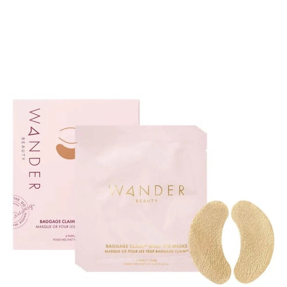 Wander Beauty Baggage Claim Eye Masks - Gold (6 pair) - Picture 2 of 6